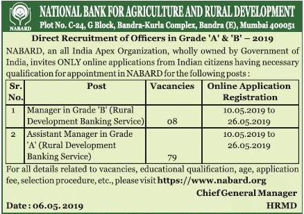 NABARD job highonstudy