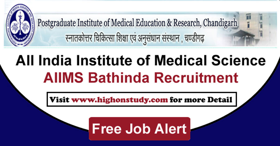 AIIMS BATHINDA JOBS