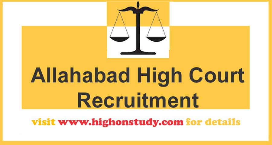 Allahabad HC Jobs