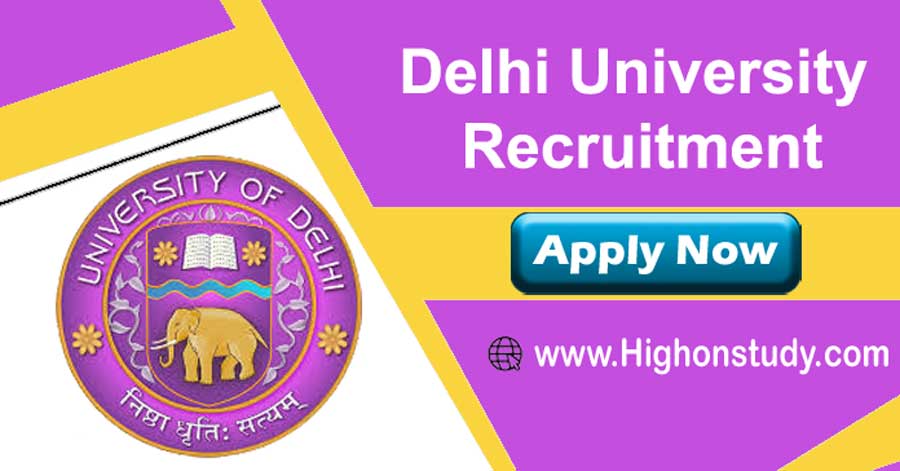 DU Recruitment 2020