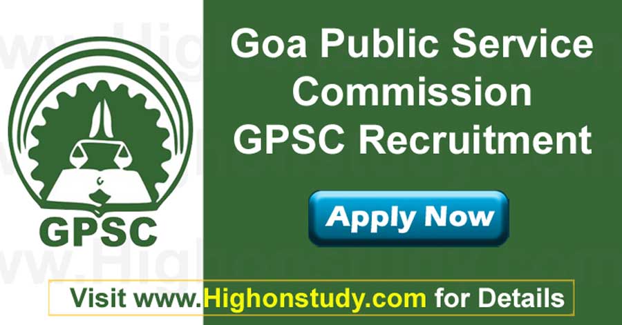 Goa PSC Recruitment 2021