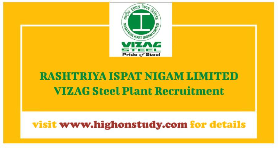 VIZAG Steel Recruitment