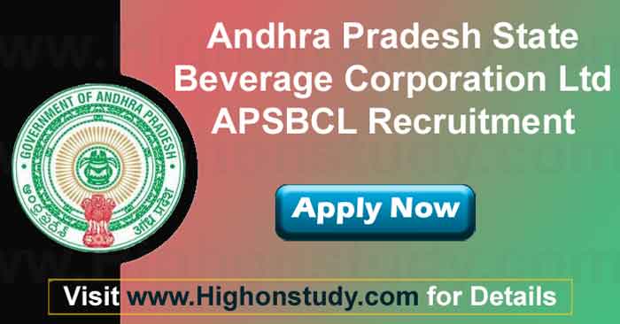 Andhra Pradesh State Beverage Corporation Ltd Jobs