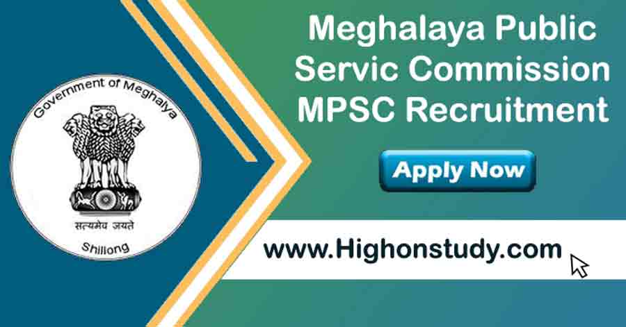 Meghalaya Public Service Commission Jobs