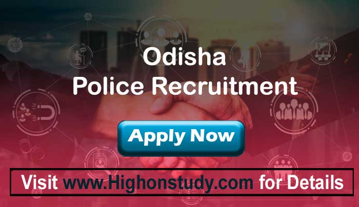 Odisha Police Recruitment 2023