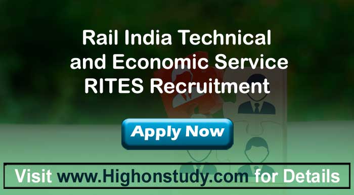 RITES Recruitment 2021