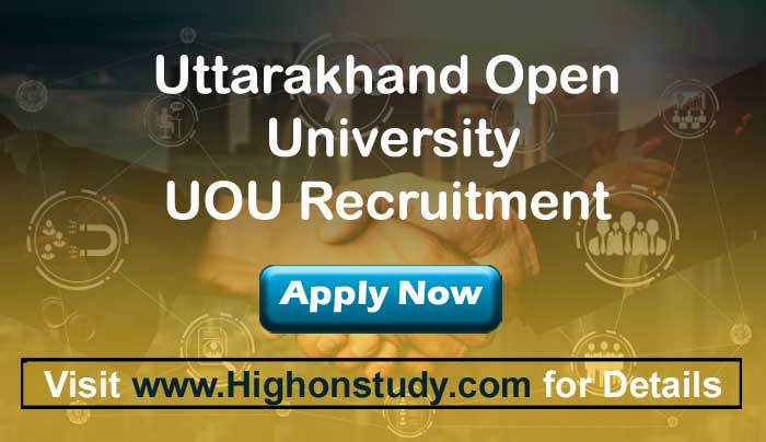 Uttarakhand Open University jobs