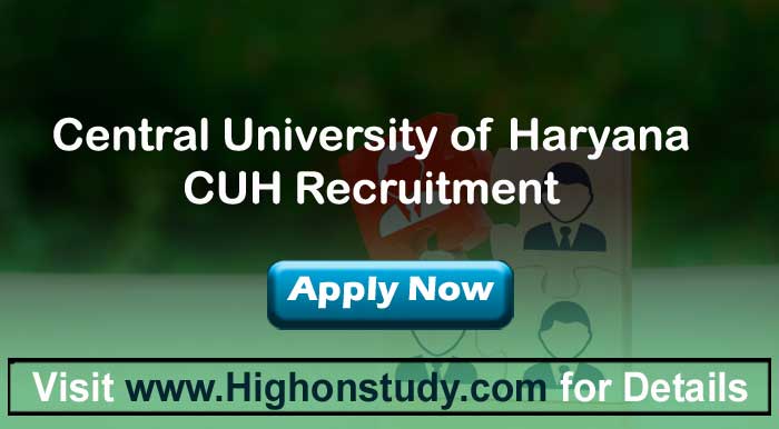 Central University of Haryana Jobs
