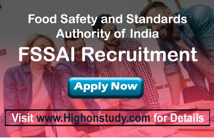Food Safety and Standards Authority of India JObs