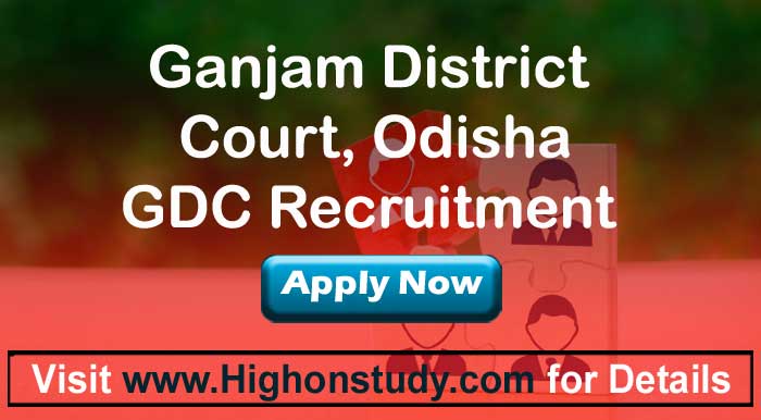 Ganjam District Court jobs