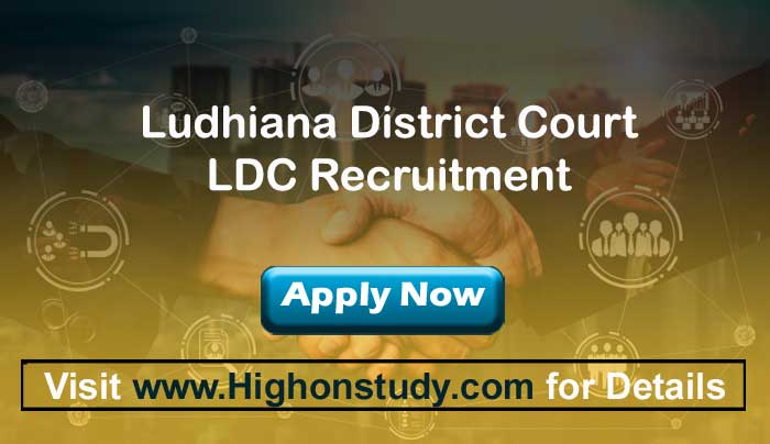 Ludhiana Court Recruitment 2021