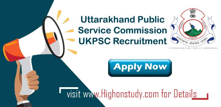UKPSC Recruitment 2020