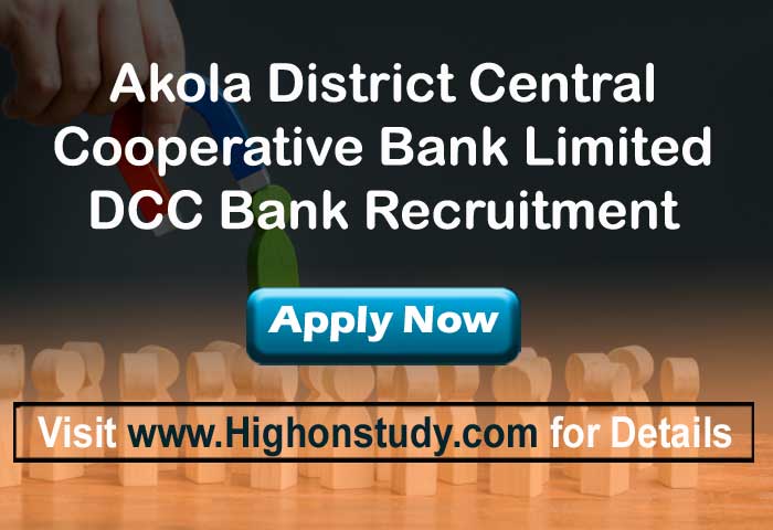 Akola DCC Bank jobs