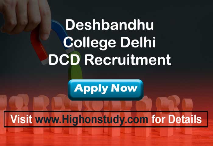 Deshbandhu College Delhi  jobs