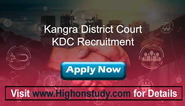 Kangra District Court jobs