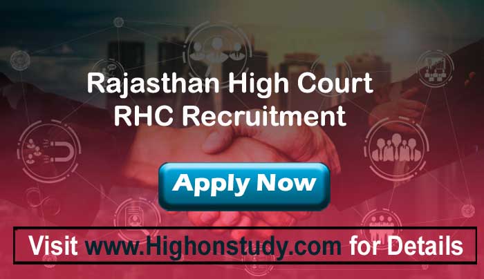 Rajasthan High Court jobs