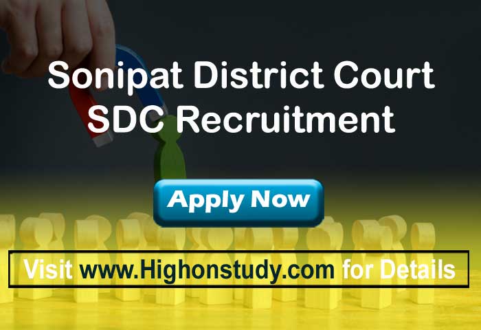Sonipat District Court jobs