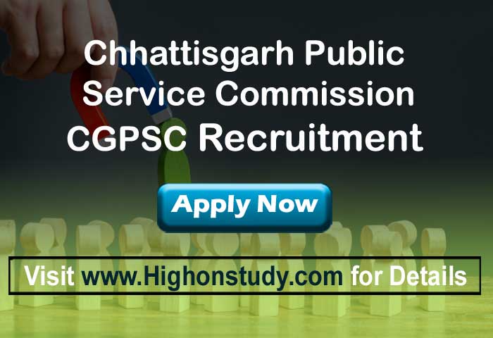 CGPSC Recruitment 2021