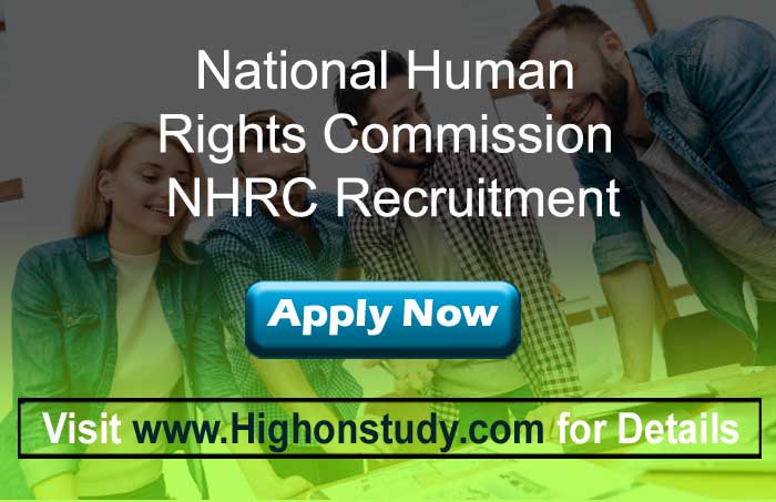 NHRC Recruitment 2021