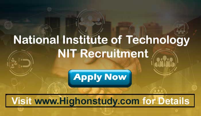 NIT Jalandhar Recruitment 2021