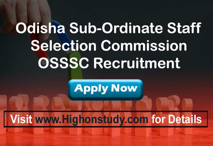 OSSSC Recruitment 2022