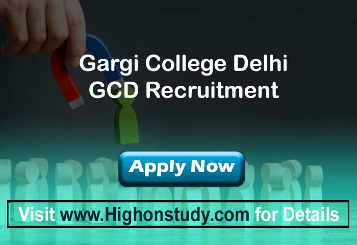 Gargi College Delhi jobs