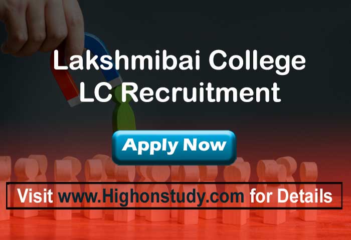 Lakshmibai College jobs