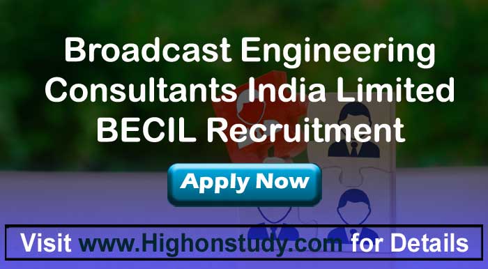 BECIL Recruitment 2022 – Apply DEO, Assistant, Nurse Posts