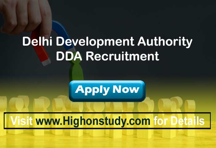 DDA Recruitment 2022