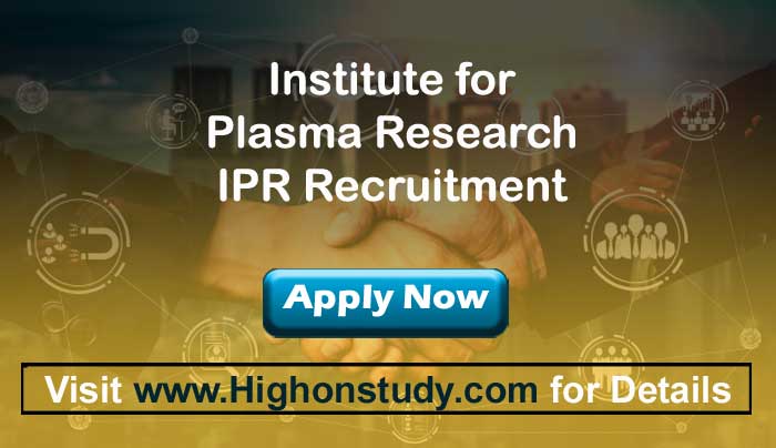 IPR Recruitment 2021