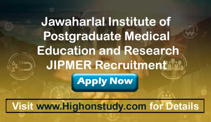 JIPMER Recruitment 2022