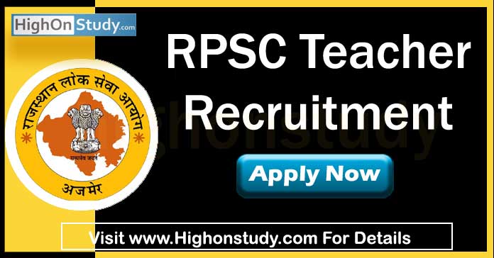 RPSC teacher jobs