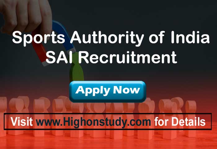 SAI Recruitment 2020, 347 Sports Medicine, Physiotherapy & Other Posts | Selection Process - Highonstudy