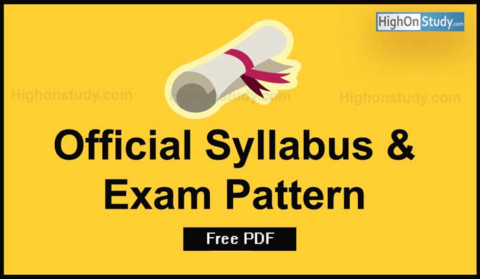 Syllabus and exam pattern