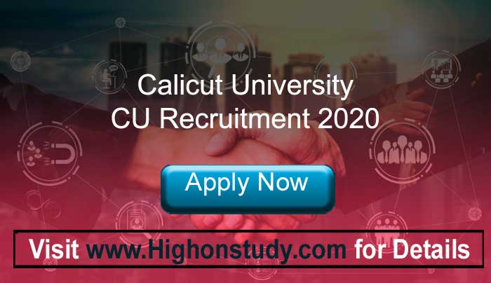 Calicut University jobs