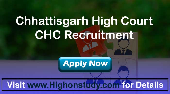Chhattisgarh High Court jobs