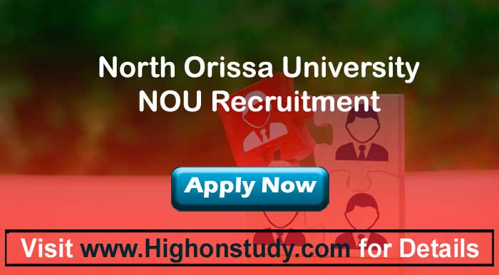 North Orissa University jobs