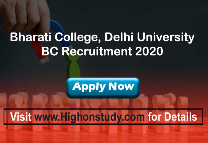 bharti college jobs