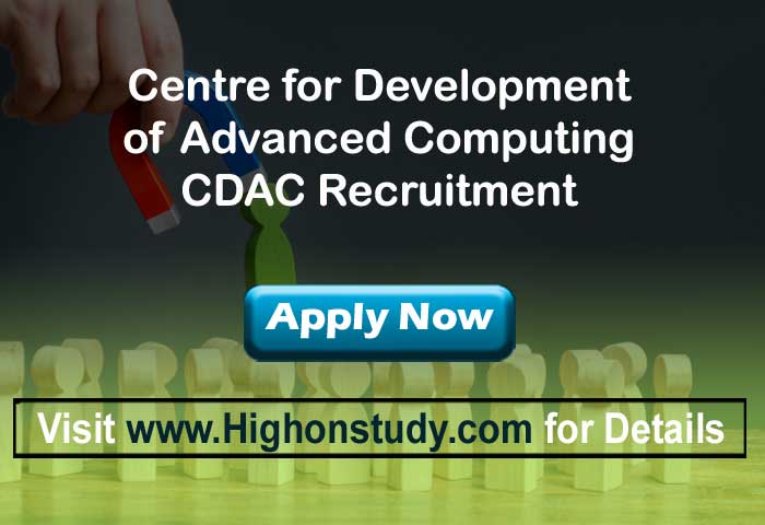 CDAC Recruitment 2021