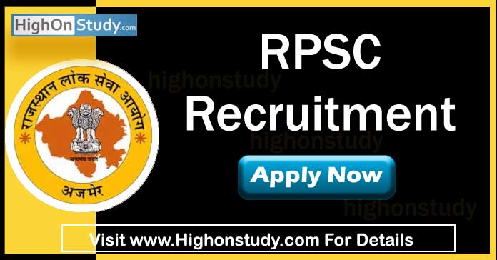 RPSC Recruitment 2020