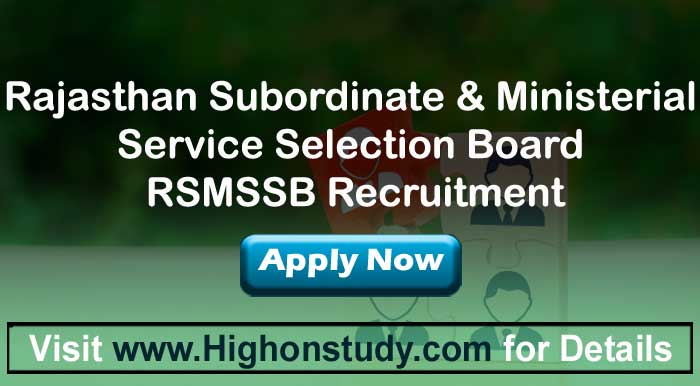 rsmssb jobs