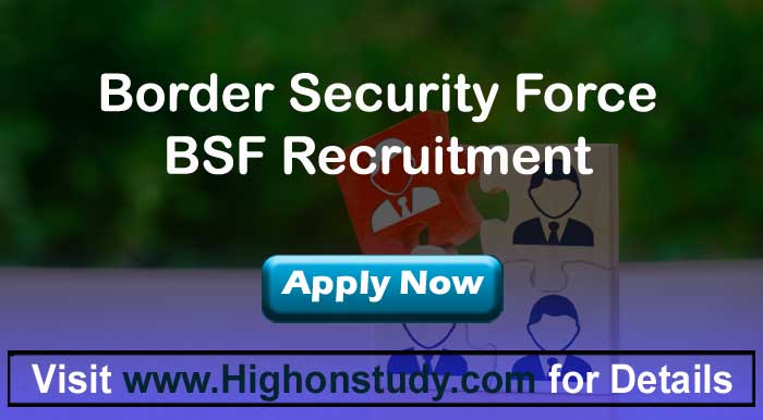 BSF Recruitment 2022 – Apply for 1312 Head Constable Posts