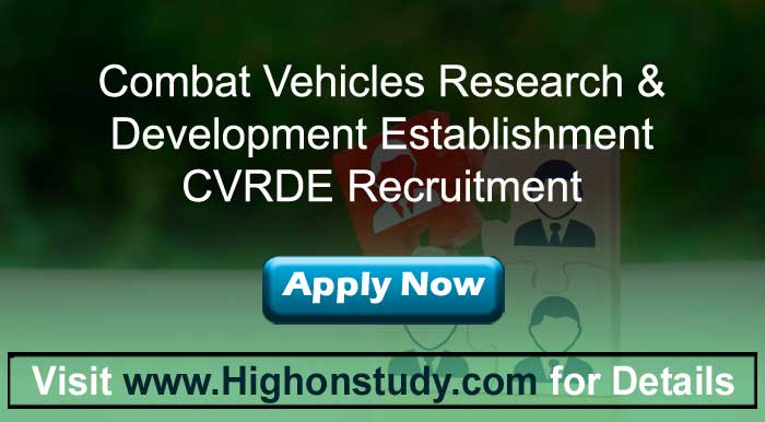 CVRDE Recruitment 2020 » Apply for 116 ITI Apprentice Trainees Posts - Highonstudy