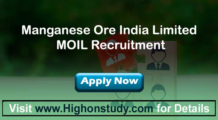 MOIL Limited Recruitment 2020 » Notification for 36 Graduate Trainee/ Management Trainee Posts - Highonstudy