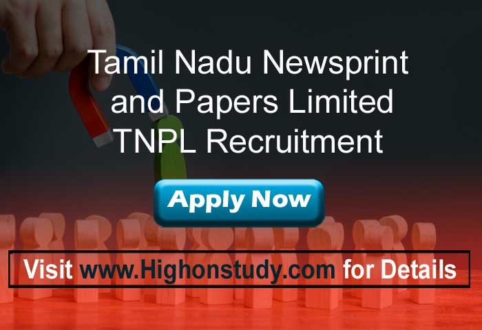 TNPL Recruitment 2022