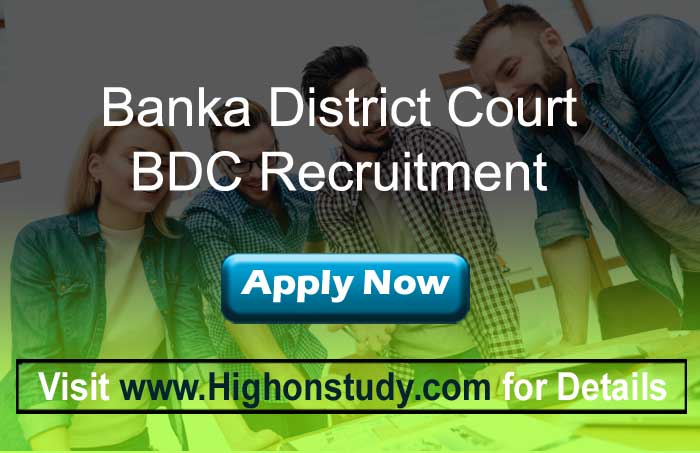 Banka District Court jobs